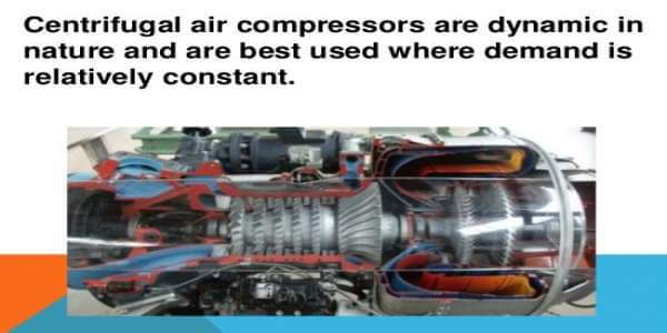 centrifugal air compressor in power plant